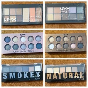 6 BRAND NEW makeup palettes by NYX 🙌🏻